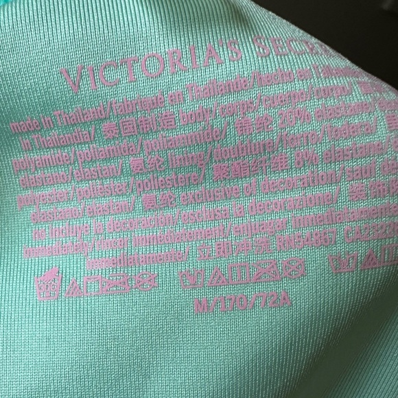 Victoria’s Secret 3 piece padded strapless bikini with tie side bottoms Medium - Picture 4 of 7